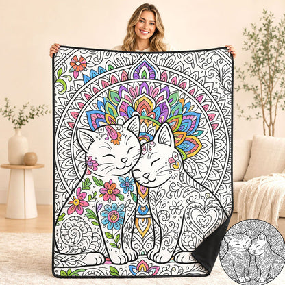 DIY Kids' Coloring Blanket
