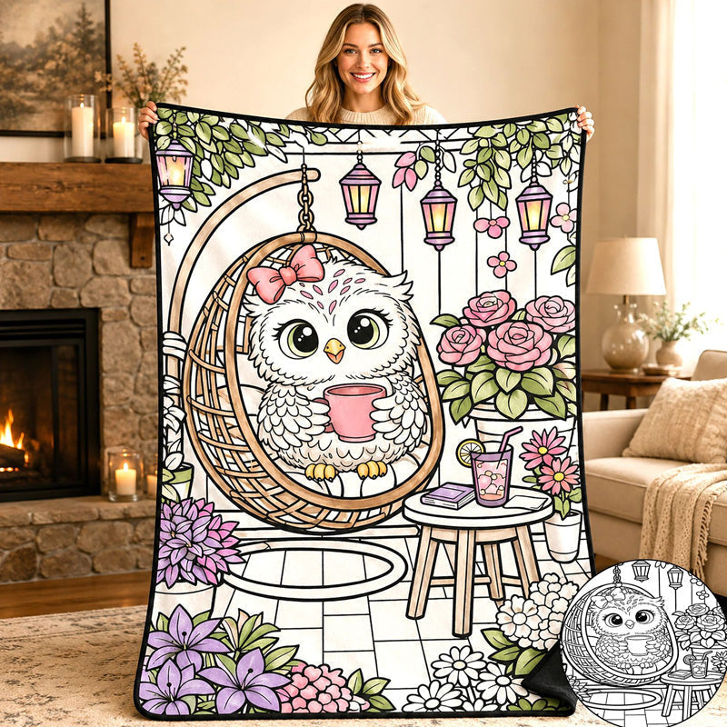 DIY Kids' Coloring Blanket