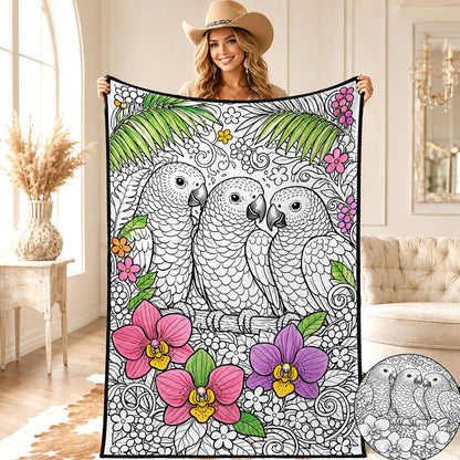 DIY Kids' Coloring Blanket