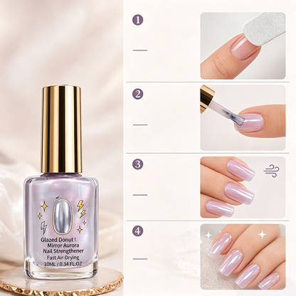 📢📢Buy 1 Get 1 Free!!! ⏰Lilac Glossy Mirror Nail Strengthener