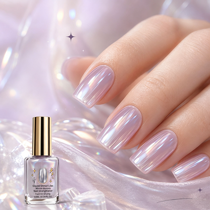 📢📢Buy 1 Get 1 Free!!! ⏰Lilac Glossy Mirror Nail Strengthener