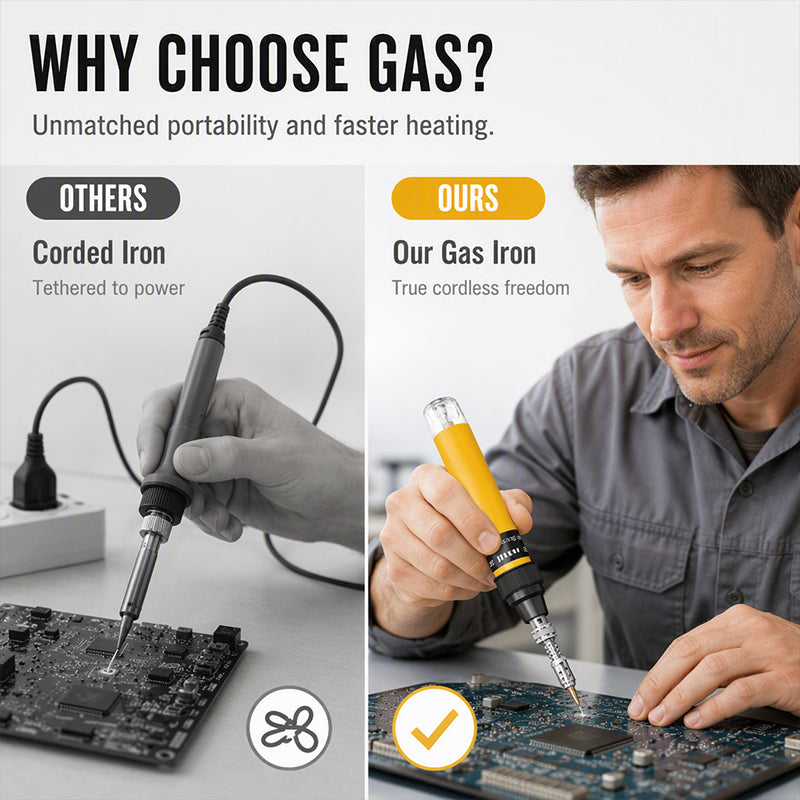 Cordless Butane Soldering Iron Pen