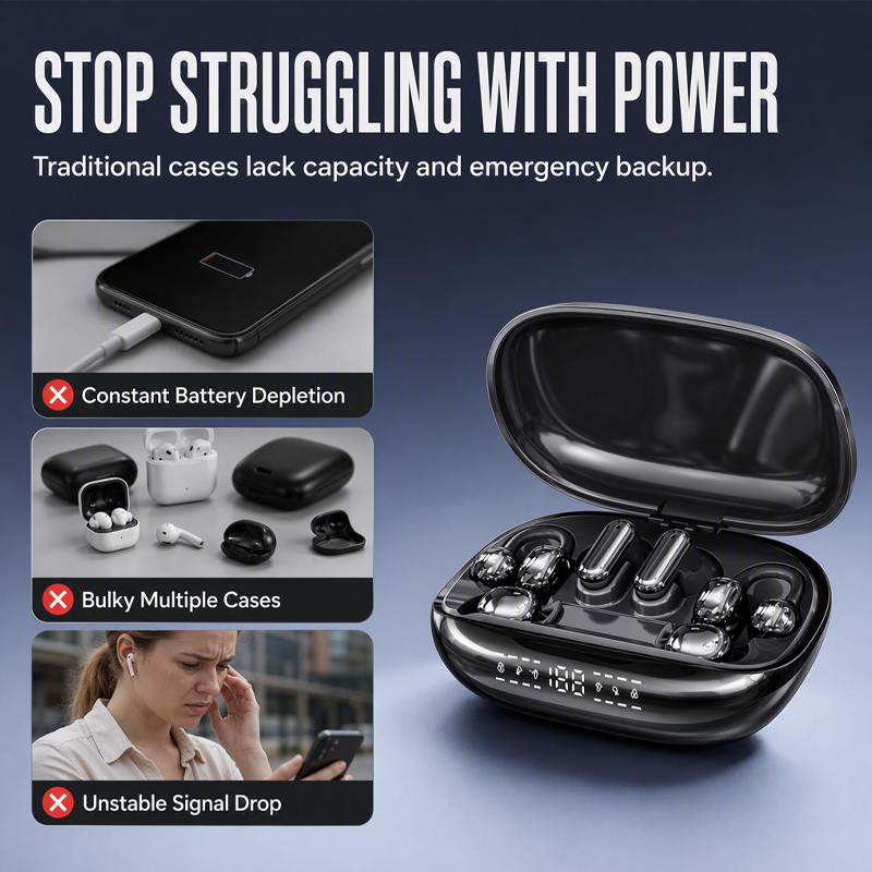 🎧50% OFF NOW ! ⚡ 6‑in‑1 Wireless Sleep Earbuds with Charging Case😴