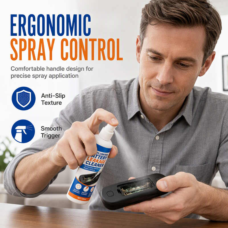 🔋 Battery Leakage Cleaner Spray for Corroded Remote Contacts