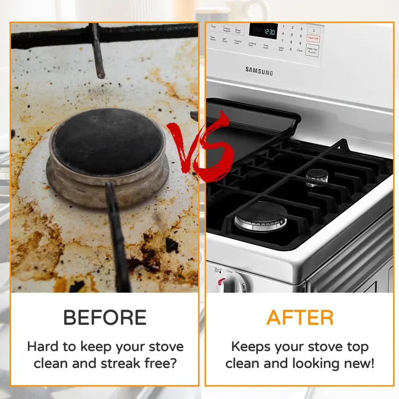 📢📢50% OFF !! ⏰Reusable Gas Stove Burner Protectors