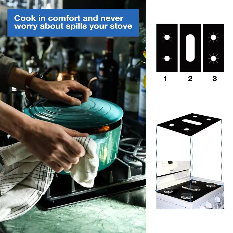 📢📢50% OFF !! ⏰Reusable Gas Stove Burner Protectors