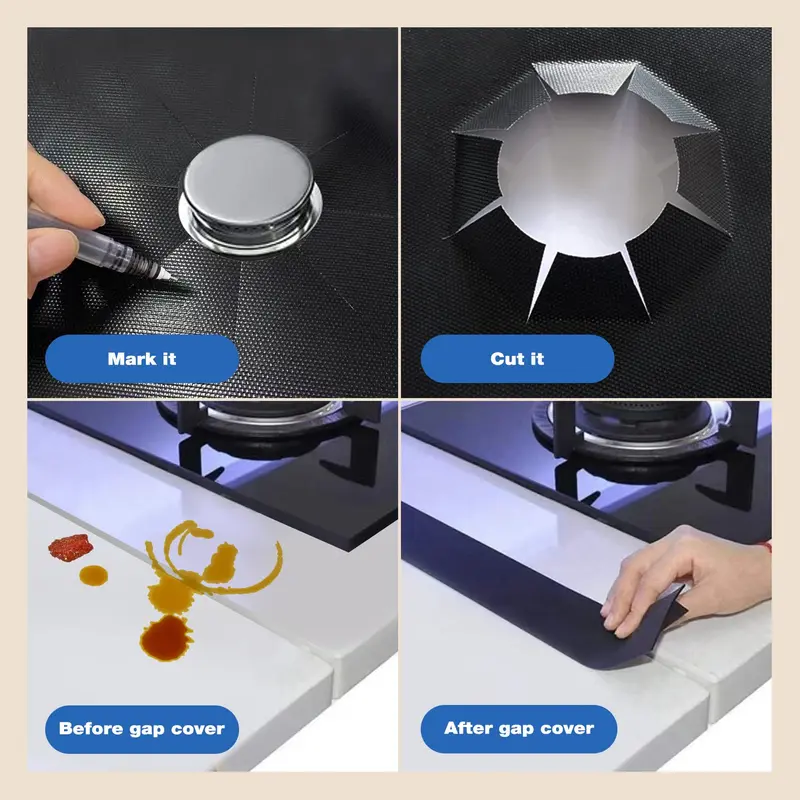 📢📢50% OFF !! ⏰Reusable Gas Stove Burner Protectors