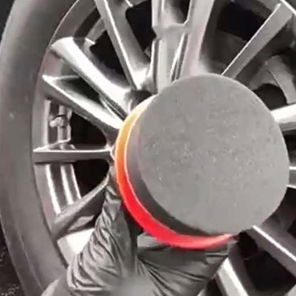 Tire Shine Sponge with Applicator Brush & Cover