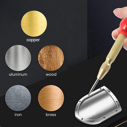 5-Inch High Hardness Spring Loaded Automatic Center Punch