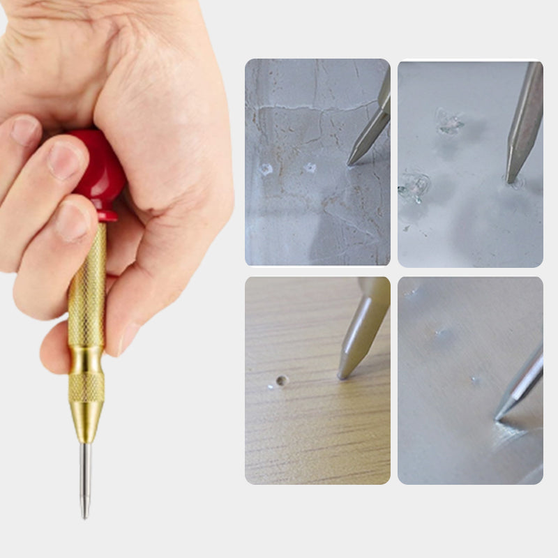 5-Inch High Hardness Spring Loaded Automatic Center Punch