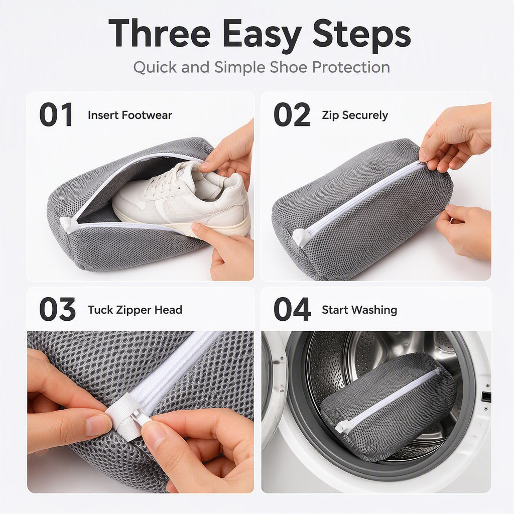 Mesh Shoe Washing Bag for Laundry Machine