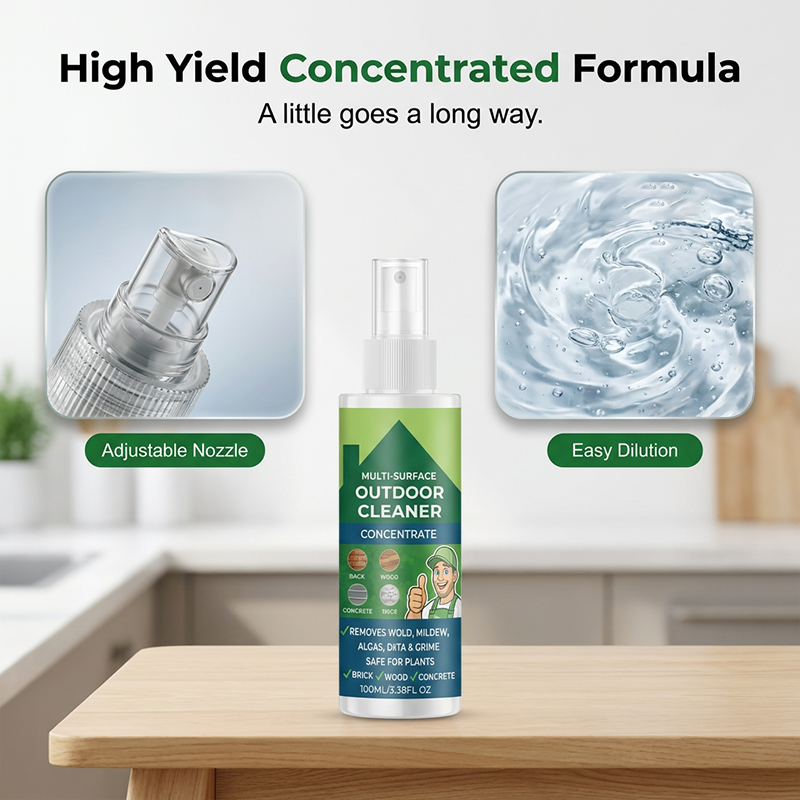 🏆 Last Day Special Price £9.78 ! 🔥Buy 2 Get 1 Free🎁Multi-Surface Outdoor Cleaner Concentrate