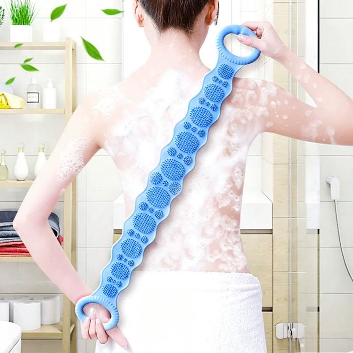 Silicone Double-Sided Bath Back Scrubber