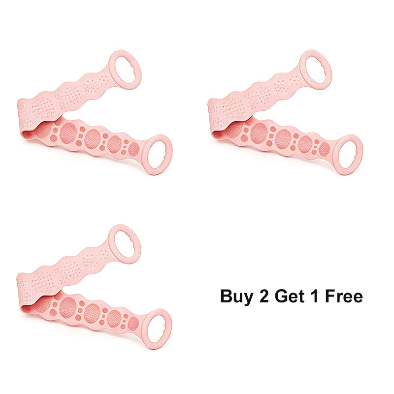 Silicone Double-Sided Bath Back Scrubber