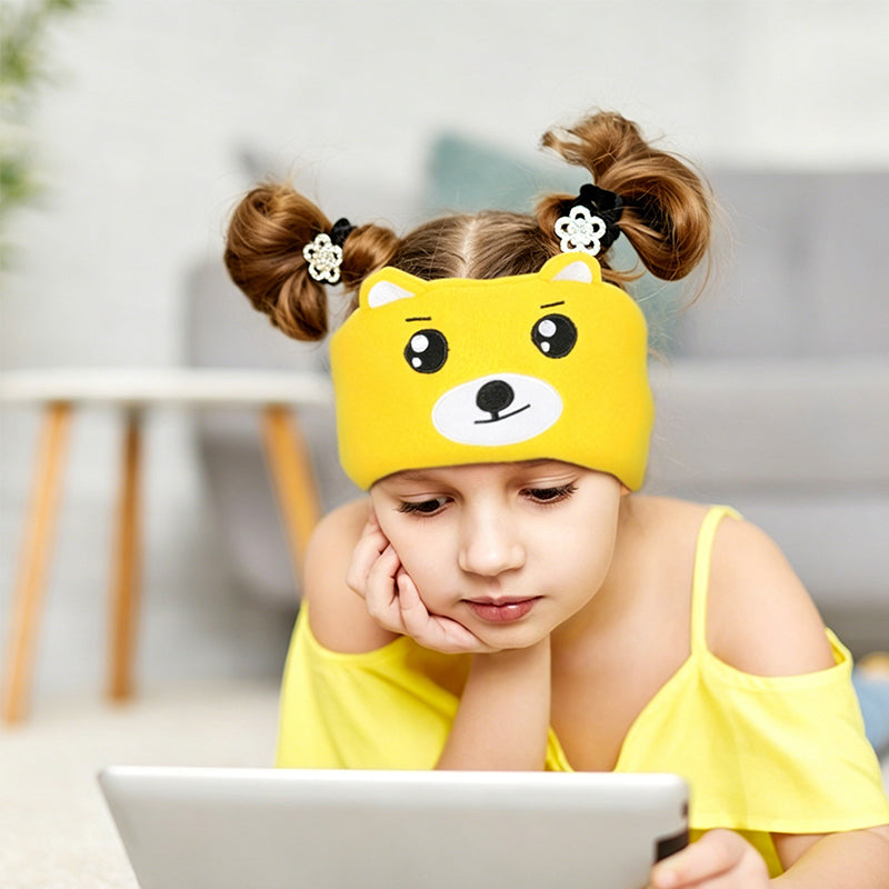 🥳 2026 HOT SALE 🥳💞 Over 50,000 sold! 🎧😴 Bluetooth Headband for Kids – 2‑in‑1: Soft Headband and Sleep Mask. Perfect for travel or naptime. 🧸✨