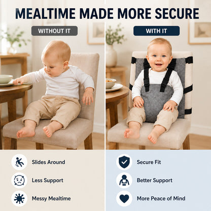 👶Portable Baby High Chair Safety Harness Strap