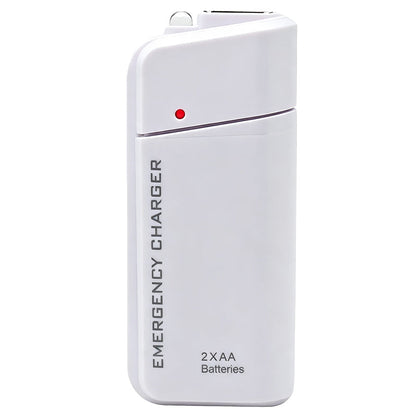 💥 BUY 1 GET 1 FREE + 50% OFF!🥳Portable Emergency Phone Charger AA Battery Powered Power Bank with LED Flashlight