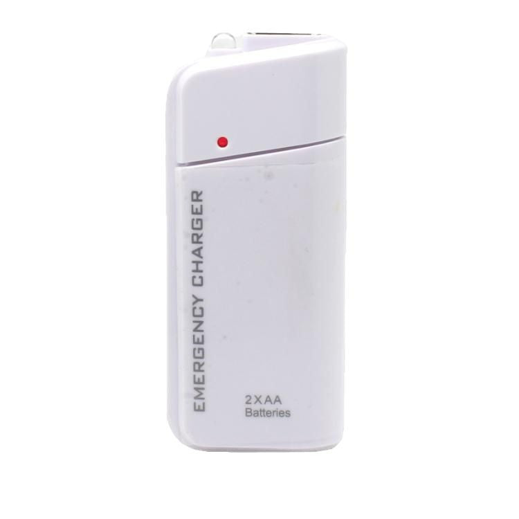 💥 BUY 1 GET 1 FREE + 50% OFF!🥳Portable Emergency Phone Charger AA Battery Powered Power Bank with LED Flashlight
