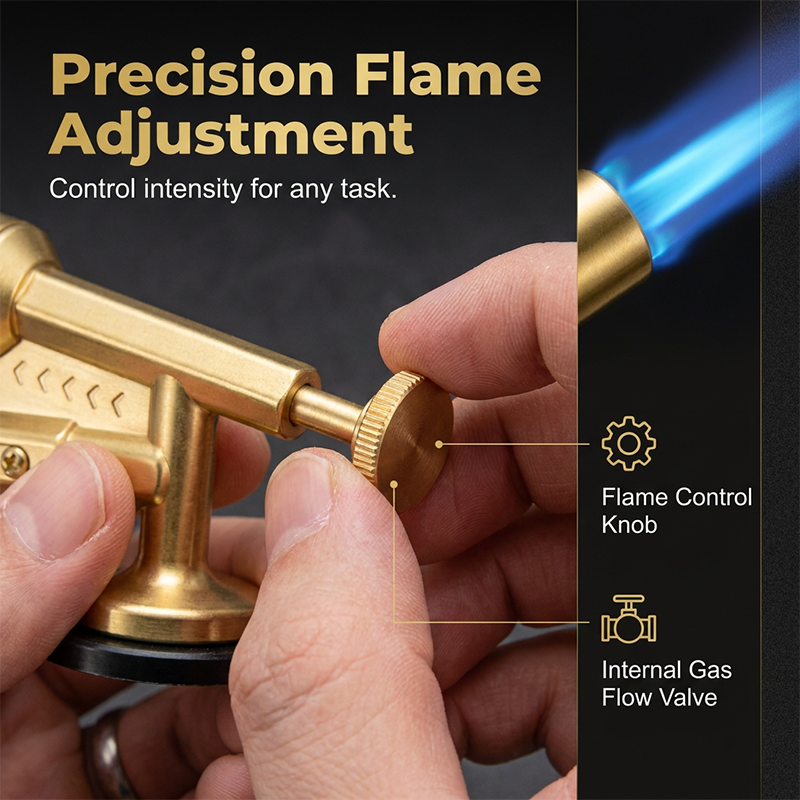 🏆 Last Day Special Price £8.99! 🔥Buy 2 Get 1 Free🎁Portable Multi-Function Invertible Butane Torch