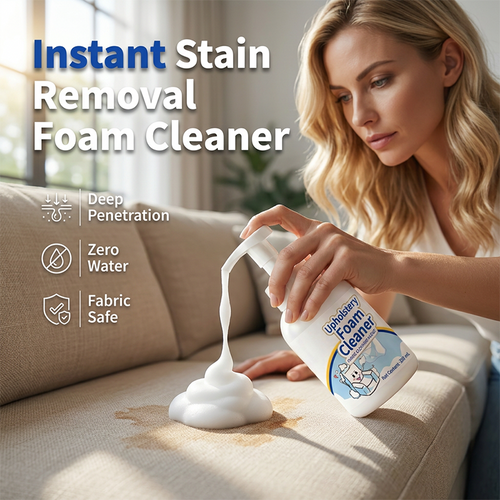 No-Wash Fabric & Upholstery Foam Cleaner