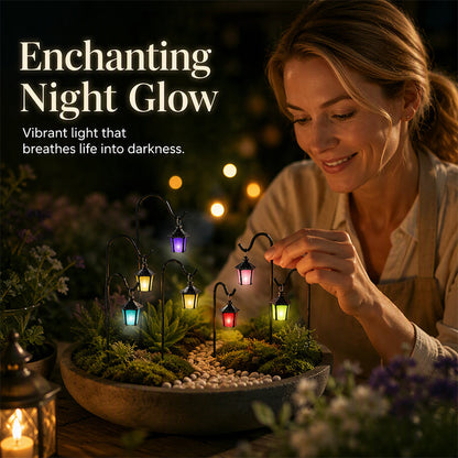 🌿 Glow-in-the-Dark Plant Stakes – 7 colors, premium resin, sturdy iron hooks – magical garden decor. 🌙
