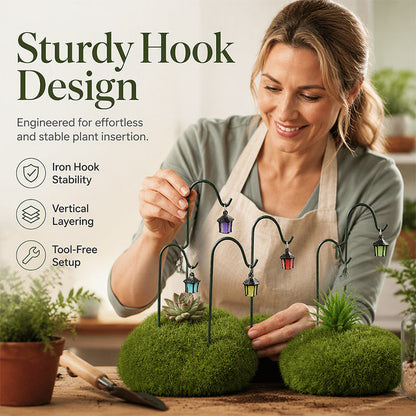 🌿 Glow-in-the-Dark Plant Stakes – 7 colors, premium resin, sturdy iron hooks – magical garden decor. 🌙