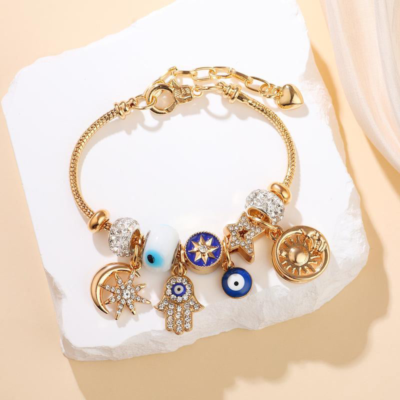 🌙 50% RABATT! ☀️ Celestiales Sonne-Mond-Charm-Armband – Feines Design, strahlende Akzente & zeitloser Stil – Perfektes Accessoire für jeden Anlass ✨