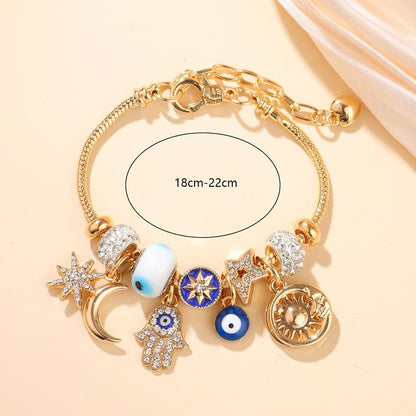 🌙 50% RABATT! ☀️ Celestiales Sonne-Mond-Charm-Armband – Feines Design, strahlende Akzente & zeitloser Stil – Perfektes Accessoire für jeden Anlass ✨