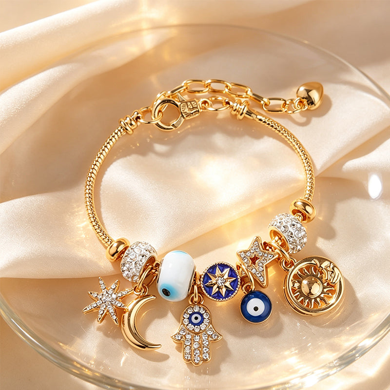 🌙 50% RABATT! ☀️ Celestiales Sonne-Mond-Charm-Armband – Feines Design, strahlende Akzente & zeitloser Stil – Perfektes Accessoire für jeden Anlass ✨