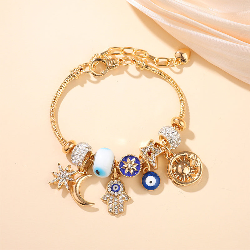🌙 50% RABATT! ☀️ Celestiales Sonne-Mond-Charm-Armband – Feines Design, strahlende Akzente & zeitloser Stil – Perfektes Accessoire für jeden Anlass ✨