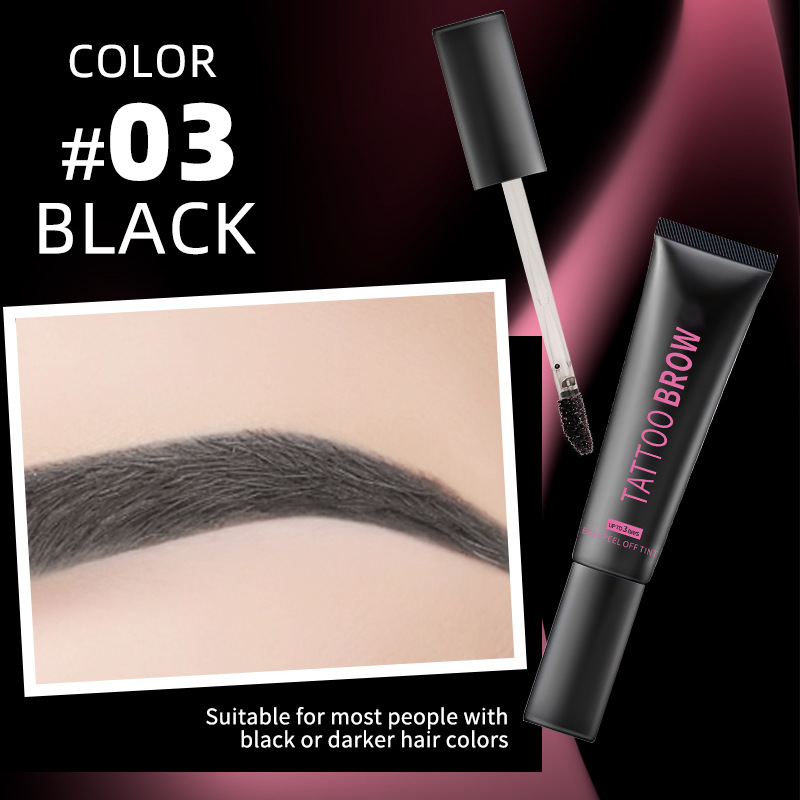 🏆 Last Day Special Price £9.99 ! 🔥Buy 1 Get 1 Free🎁Semi‑Permanent Long‑Lasting Waterproof Eyebrow Gel, Peel‑Off Tattoo Brow Tint Gel