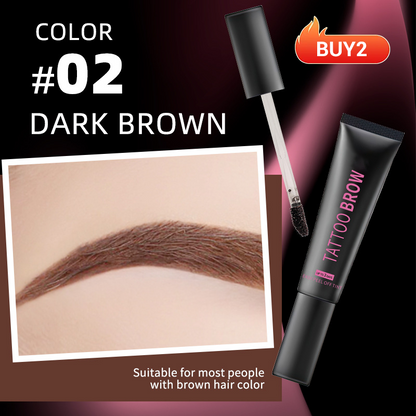 🏆 Last Day Special Price £9.99 ! 🔥Buy 1 Get 1 Free🎁Semi‑Permanent Long‑Lasting Waterproof Eyebrow Gel, Peel‑Off Tattoo Brow Tint Gel