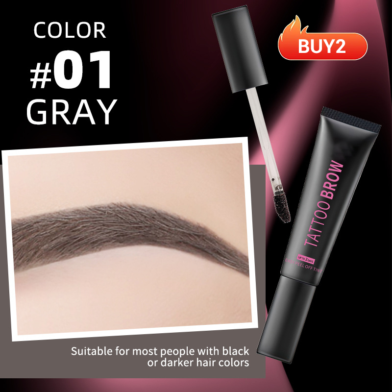 🏆 Last Day Special Price £9.99 ! 🔥Buy 1 Get 1 Free🎁Semi‑Permanent Long‑Lasting Waterproof Eyebrow Gel, Peel‑Off Tattoo Brow Tint Gel
