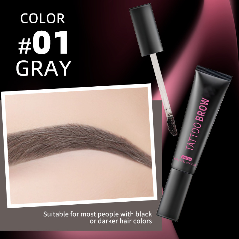 🏆 Last Day Special Price £9.99 ! 🔥Buy 1 Get 1 Free🎁Semi‑Permanent Long‑Lasting Waterproof Eyebrow Gel, Peel‑Off Tattoo Brow Tint Gel