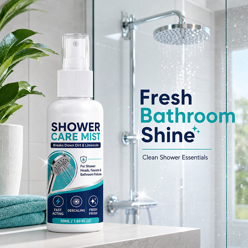 🚿Last Day Special Price £7.99!!🚿✨Fast-Acting Shower Limescale Remover Spray – Dissolves stubborn mineral deposits & hard water stains. Restores water flow & shine – just spray & wipe! 🧼💪