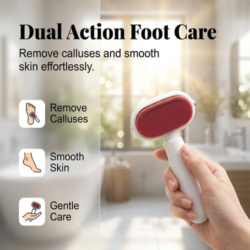 📢📢50% OFF !! ⏰Double-Sided Foot Scraper for Callus Removal