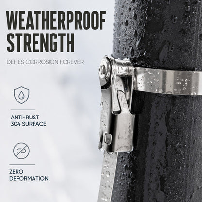 📢📢50% OFF !! ⏰Heavy Duty Stainless Steel Cable Tie with Flip Lock Buckle
