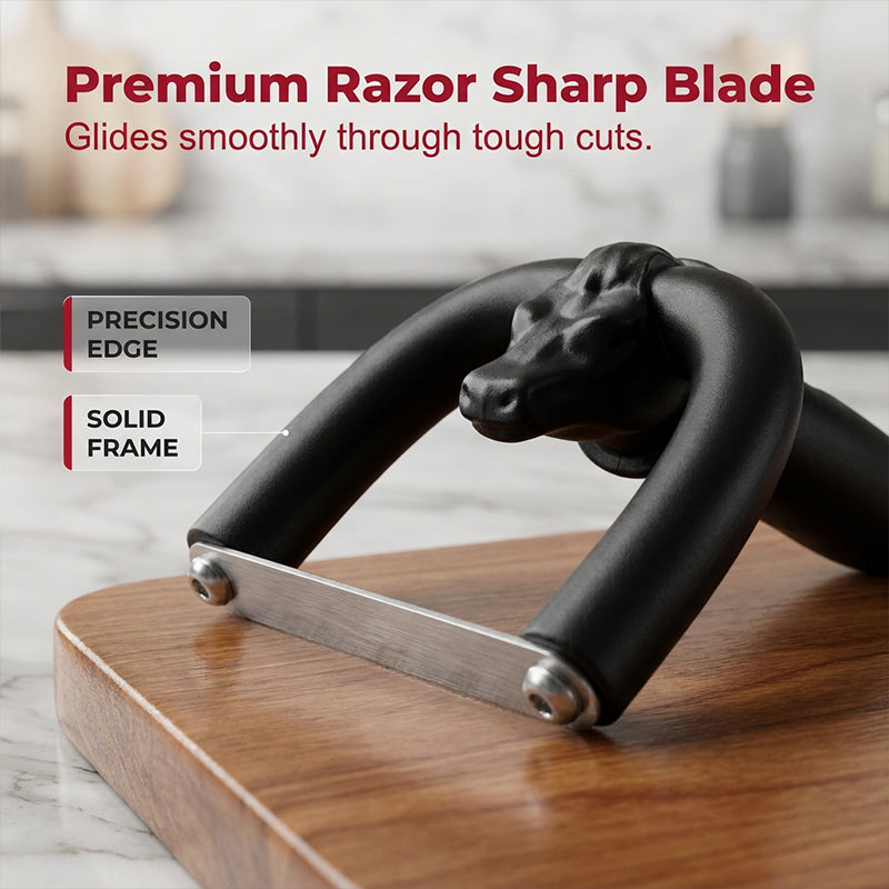 Handheld fat cutter for beef and pork
