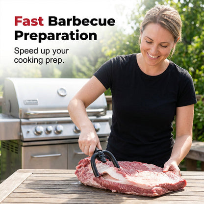 Handheld fat cutter for beef and pork