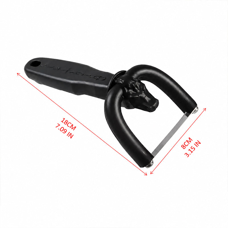 Handheld fat cutter for beef and pork