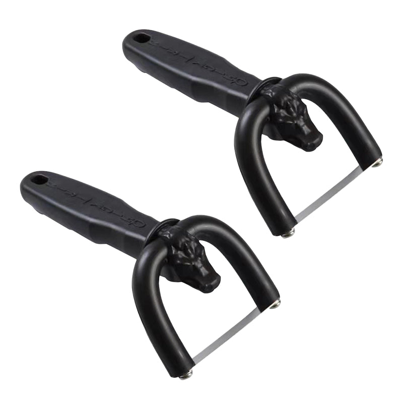 Handheld fat cutter for beef and pork