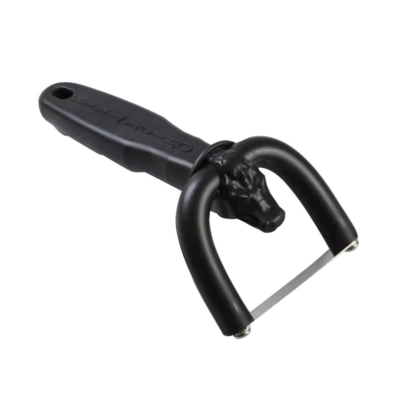Handheld fat cutter for beef and pork