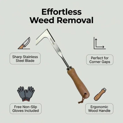 🏆 Last Day Special Price £9.99! 🌿Buy 2 Get 1 Free🎁 Patio Weeder Tool – Easily Clear Weeds From Paving Gaps
