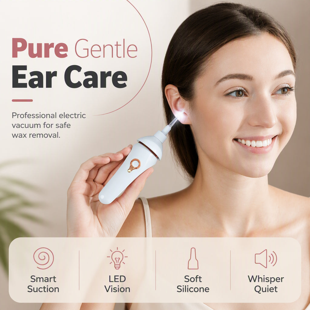 🔥HOT SALE 50% OFF🎁Electric Earwax Cleaner with LED Light