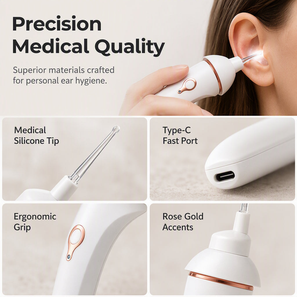 🔥HOT SALE 50% OFF🎁Electric Earwax Cleaner with LED Light