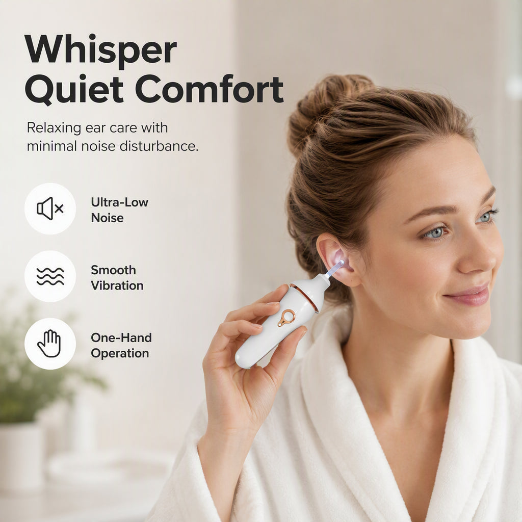 🔥HOT SALE 50% OFF🎁Electric Earwax Cleaner with LED Light