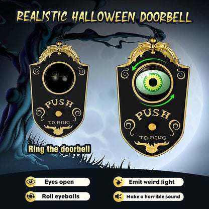 🎃 Best Sellers for Halloween 2026! 😈 Doorbell shaped like a one-eyed demon