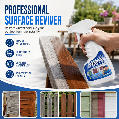 🌿✨ LIMITED TIME DEAL – Outdoor Color Restorer Spray | Revive Faded Wood Furniture & Restore Weathered Surfaces 🪵