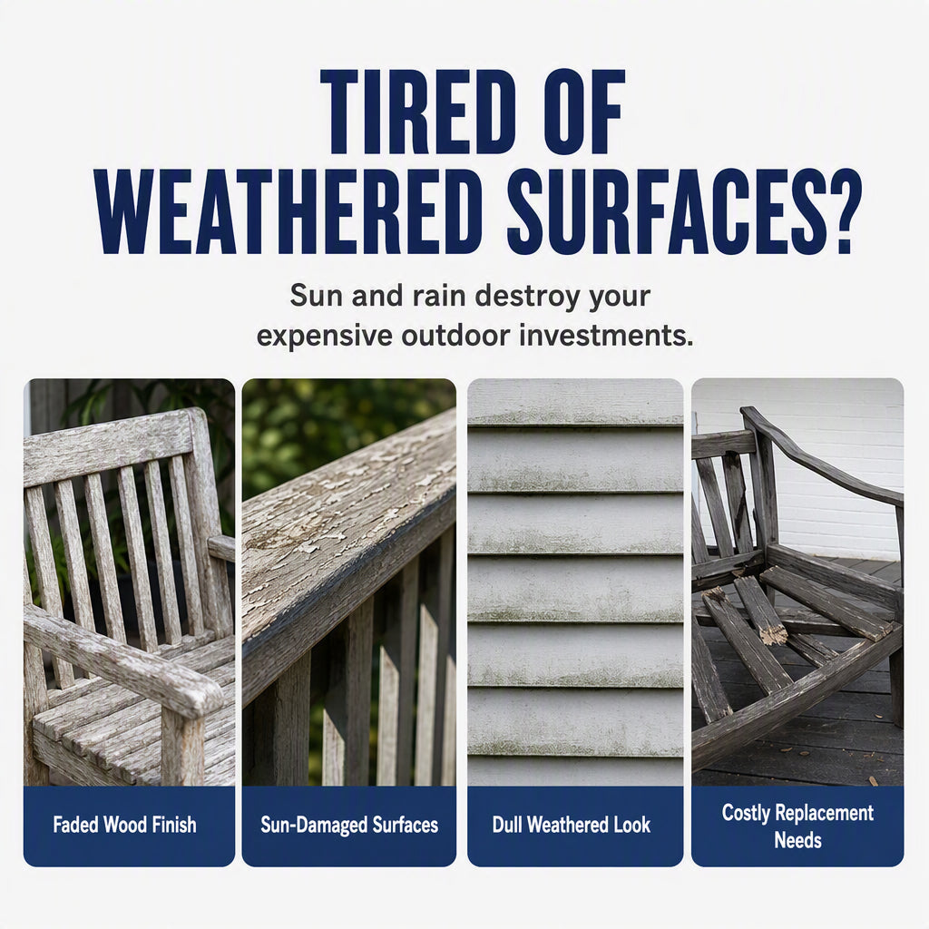 🌿✨ LIMITED TIME DEAL – Outdoor Color Restorer Spray | Revive Faded Wood Furniture & Restore Weathered Surfaces 🪵