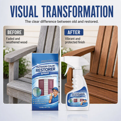 🌿✨ LIMITED TIME DEAL – Outdoor Color Restorer Spray | Revive Faded Wood Furniture & Restore Weathered Surfaces 🪵